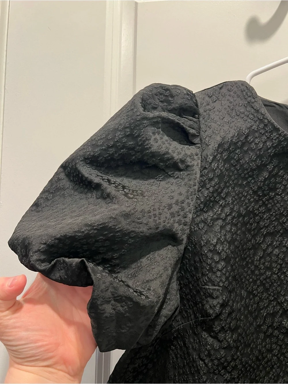 Pomander Place Black Jacquard Lyla Blouse